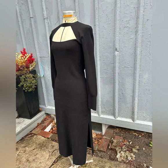 FRAME Cut-Out Midi Sweater Dress, size  Large - Picture 7 of 11